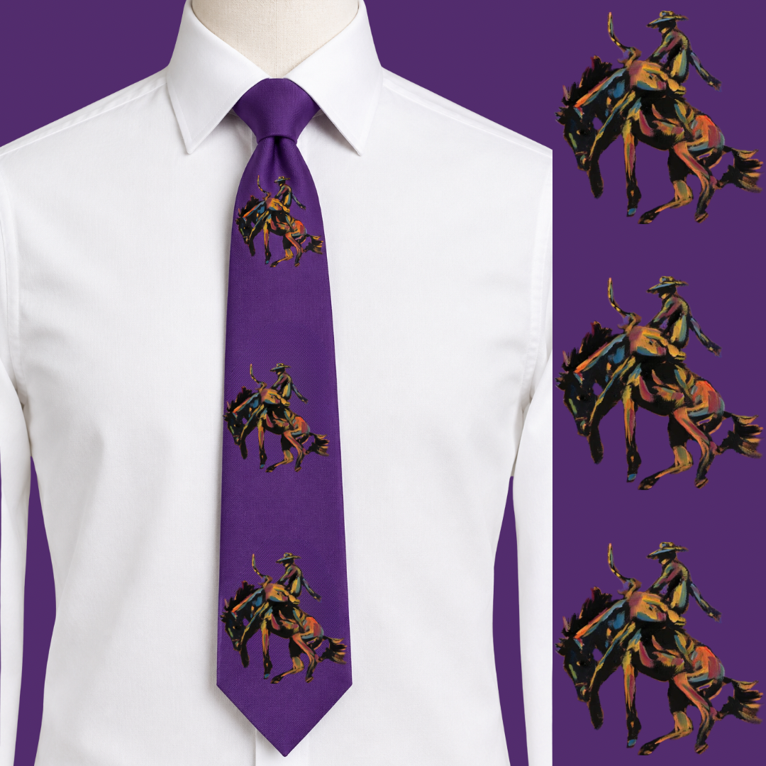 Bronc Series Purple Ties