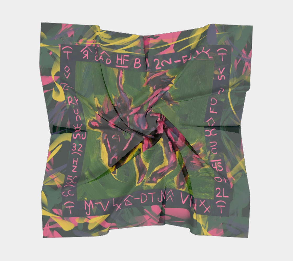 Electric Pink and Green Cowgirl Bronc