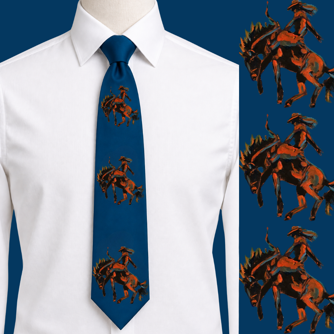 Bronc Series Blue Ties