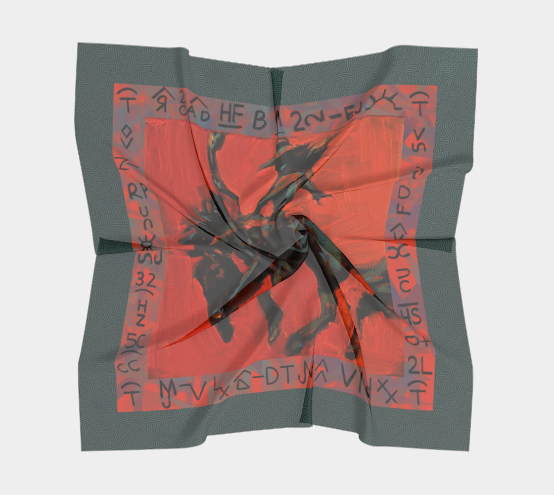 Red and Turquoise Cowgirl Bronc