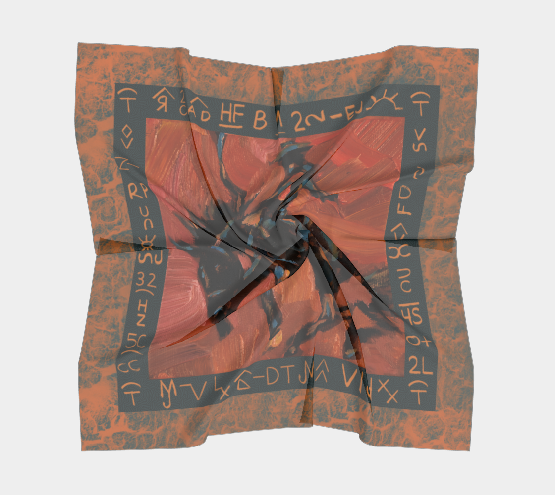 Orange Cowgirl Bronc