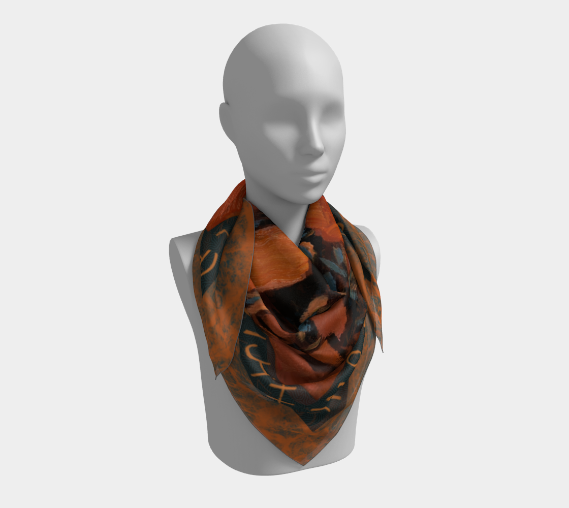 Orange Cowgirl Bronc