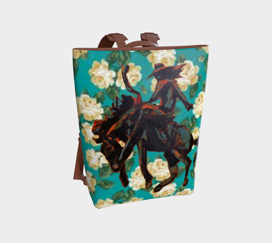 Floral Cowgirl Bronc Backpack