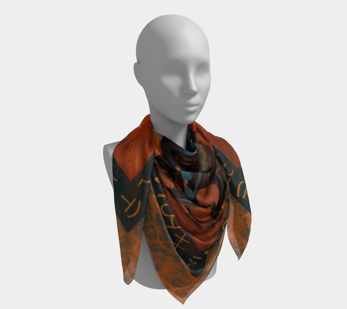 Orange Cowgirl Bronc